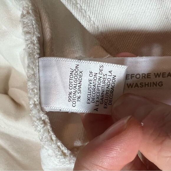 Lou & grey off white jeans. Size 25‎ - Picture 8 of 10